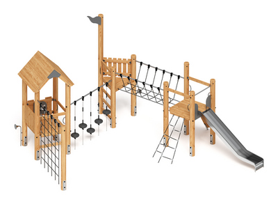 Детская игровая площадка Крепость непосед-2 (лиственница)