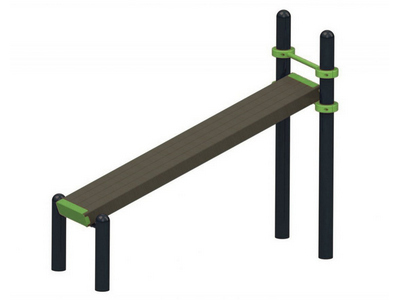 Уличная скамья для пресса TORUDA 11, брус