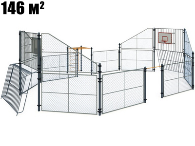 Спортплощадка для мини-футбола TORUDA Урбан 3