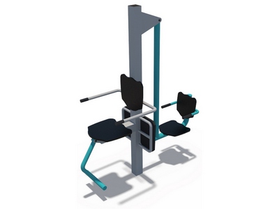 Тренажер для улицы Жим ногами и разгибание ног ТОС 05610