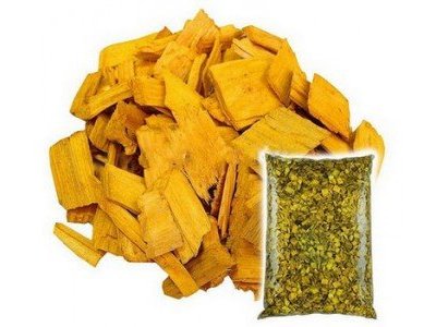 Щепа декоративная желтая