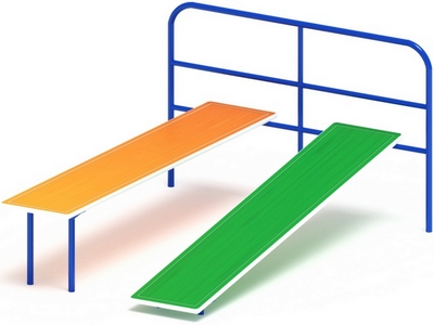 Скамья для пресса двойная Форма и сила-2