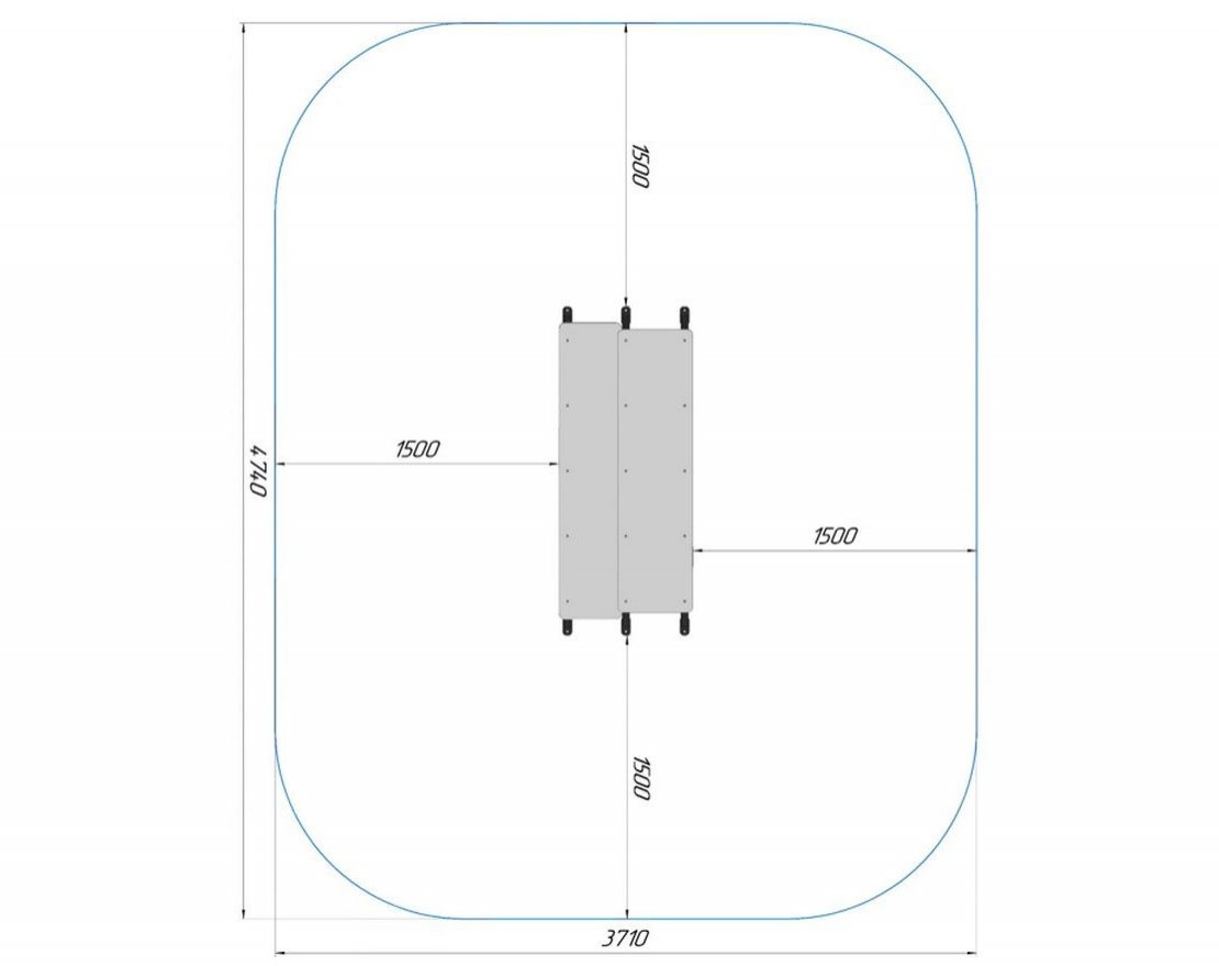 Скамейка гимнастическая для улицы Ступени силы - вид 1