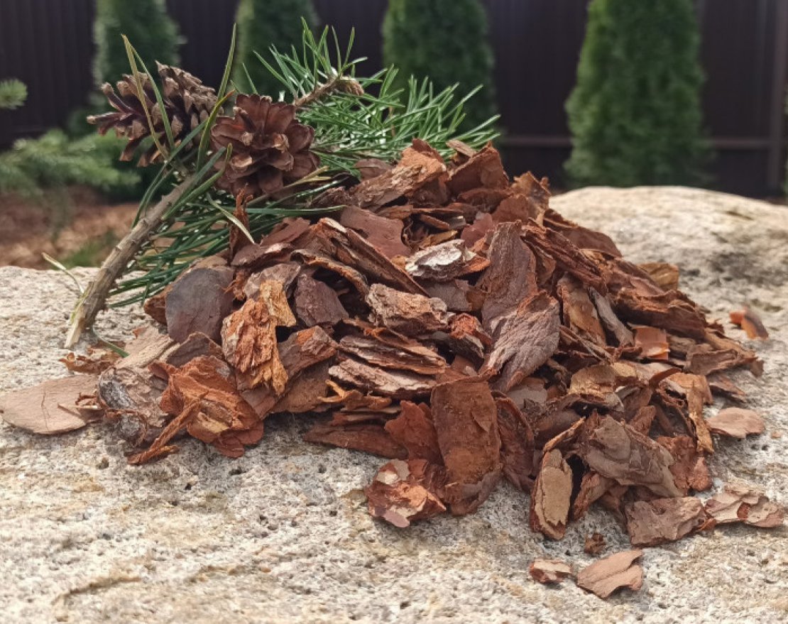 Кора сибирской лиственницы средняя 2-5 см - вид 2