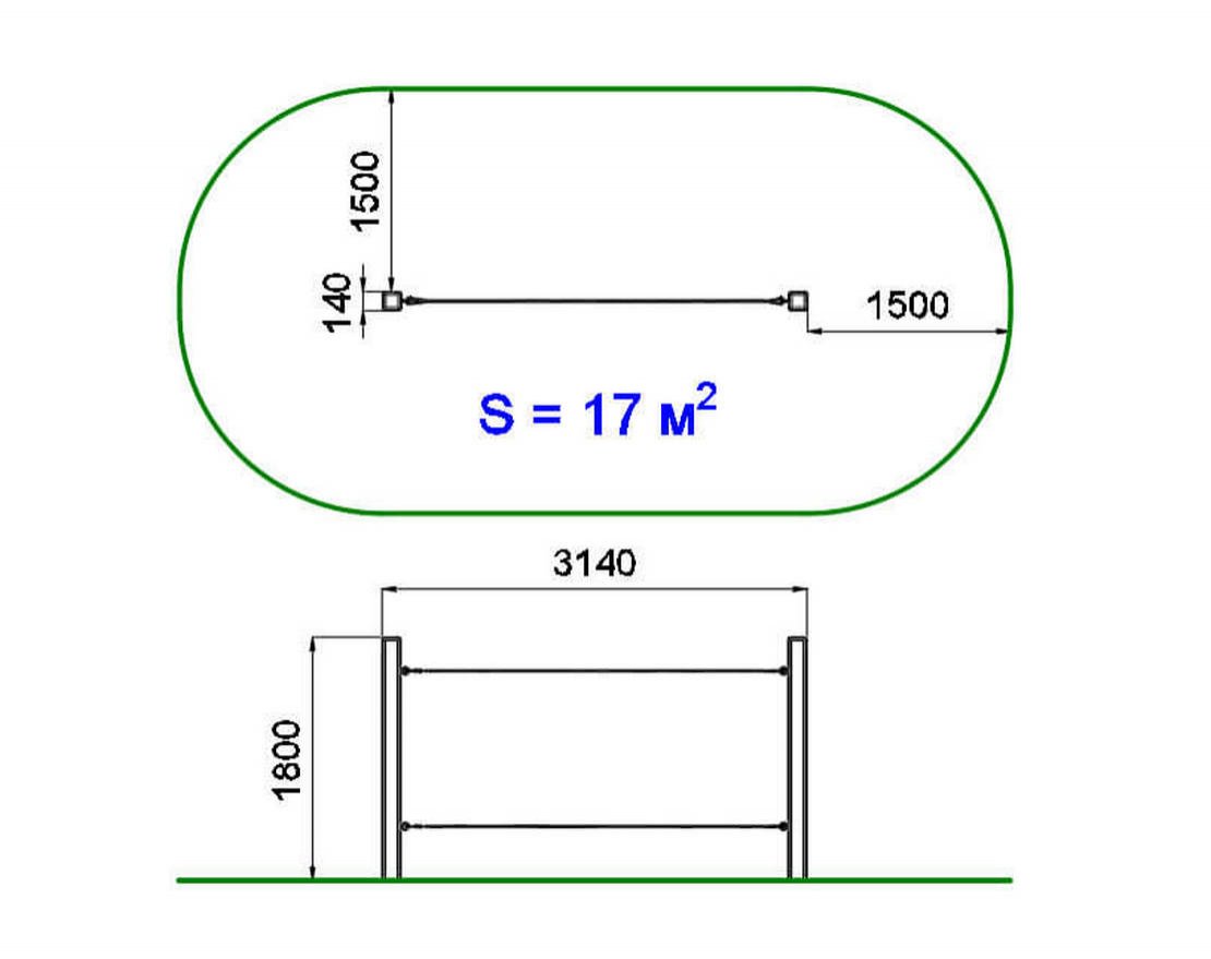 Лаз Канатный мостик 891.01