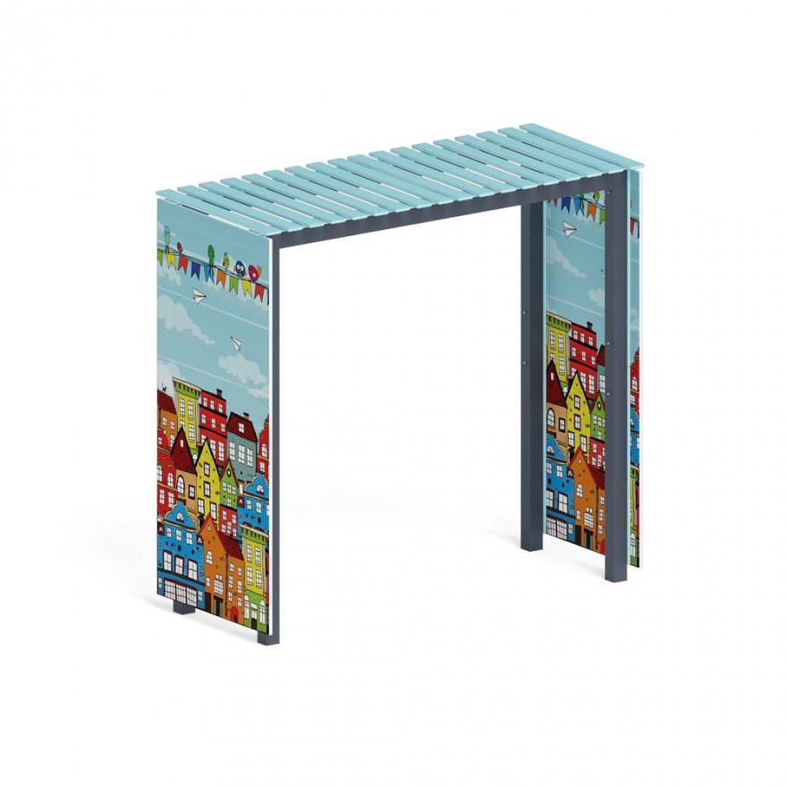 Пергола Улочки без поликарбоната - вид 1