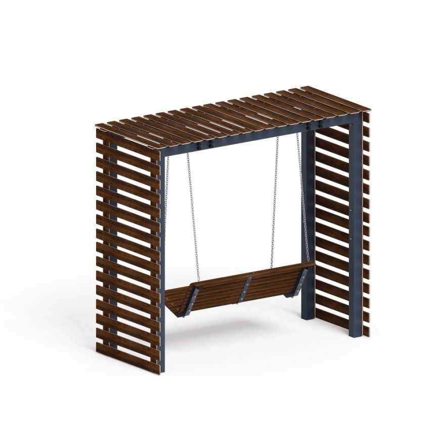 Пергола с диваном Гармония уюта-6 (без поликарбоната) - вид 3