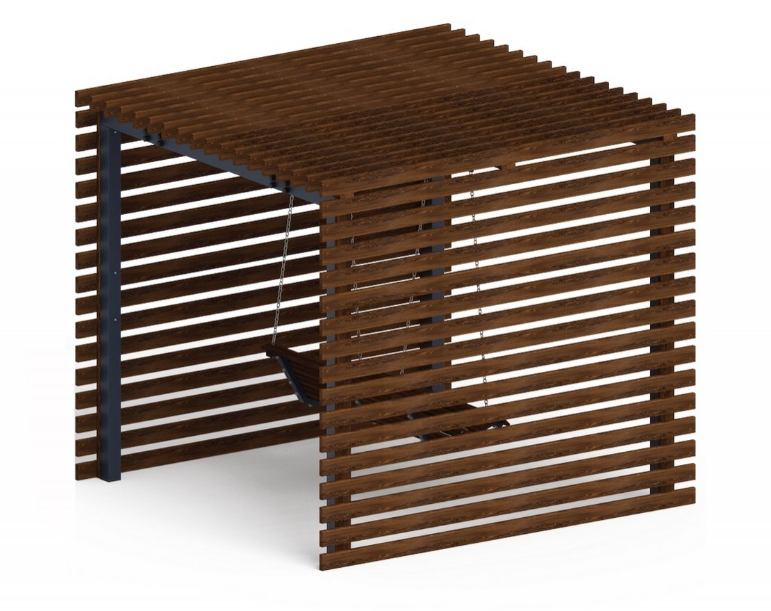 Пергола Хэнди с диваном (без поликарбоната) - вид 1