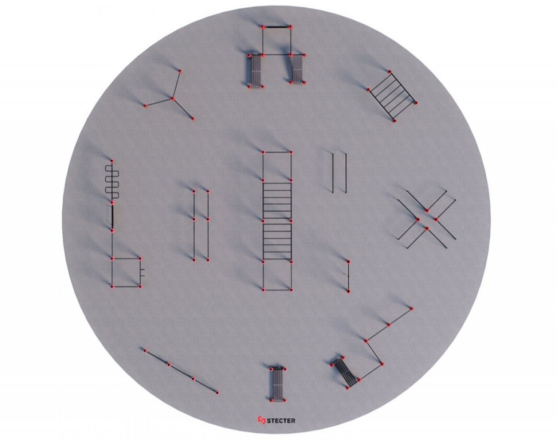 Оборудование для воркаута для Воркаут и ГТО 4-1 (Ø20 м) - вид 2