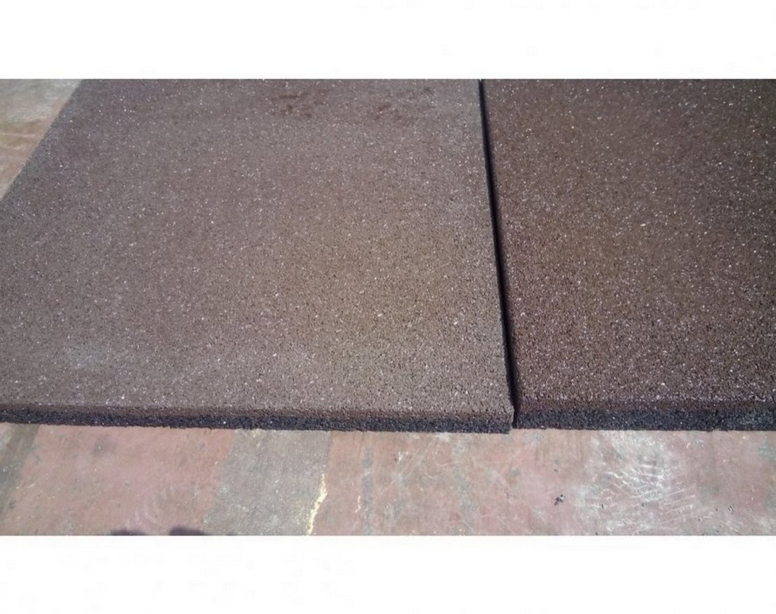 Резиновая плитка 500x500 (П) для сыпучей поверхности - вид 2