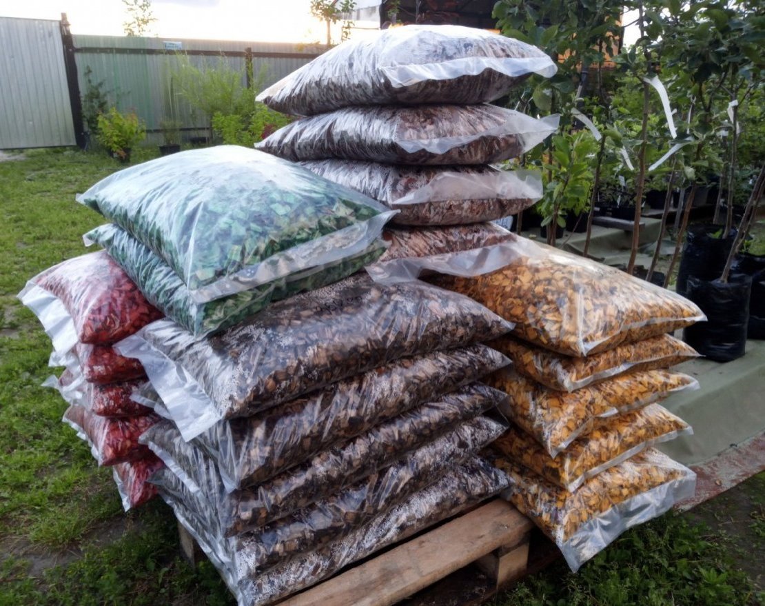 Щепа декоративная оранжевая - вид 2