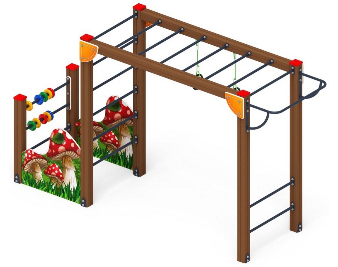 Детский спорткомплекс Грибное лукошко-3 - вид 2