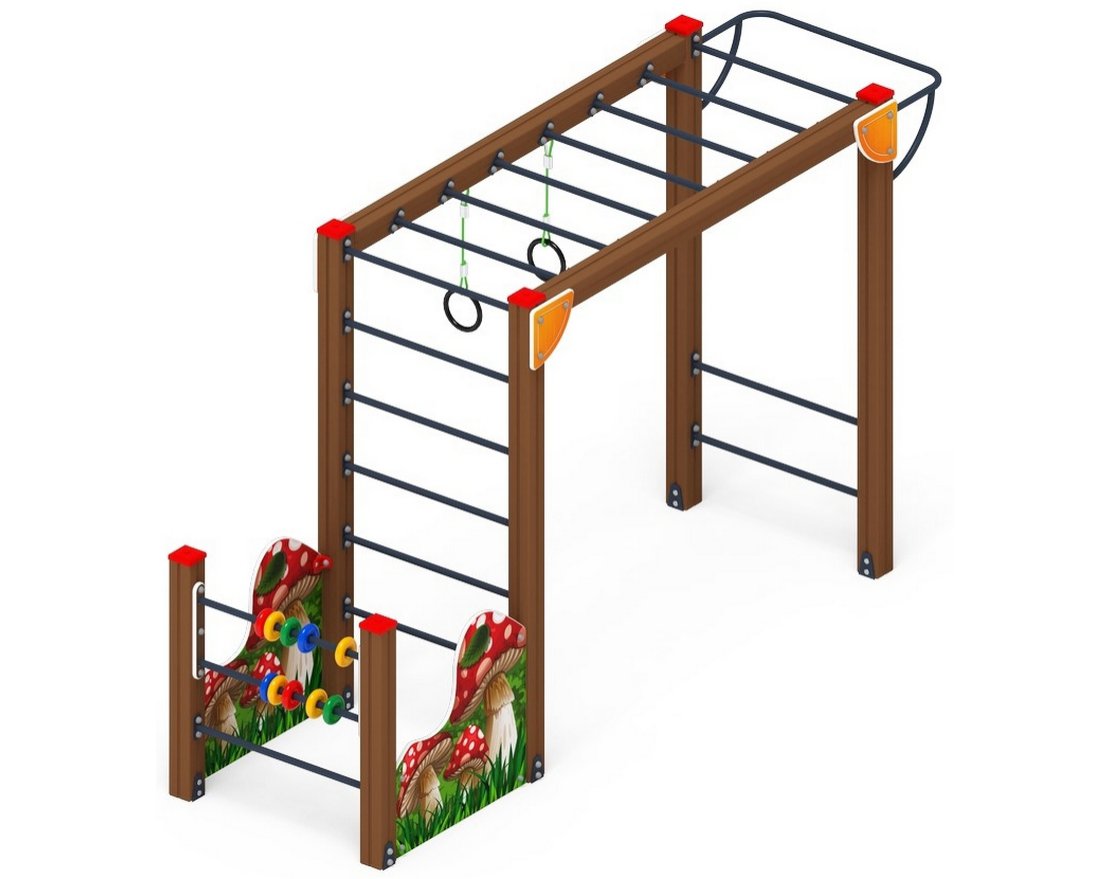 Детский спорткомплекс Грибное лукошко-3 - вид 2