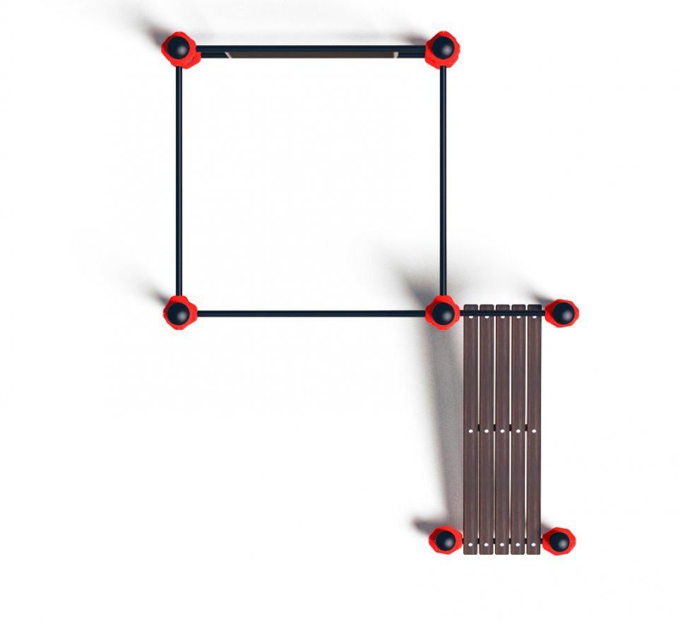 Спорткомплекс для улицы PAW-48 - вид 2