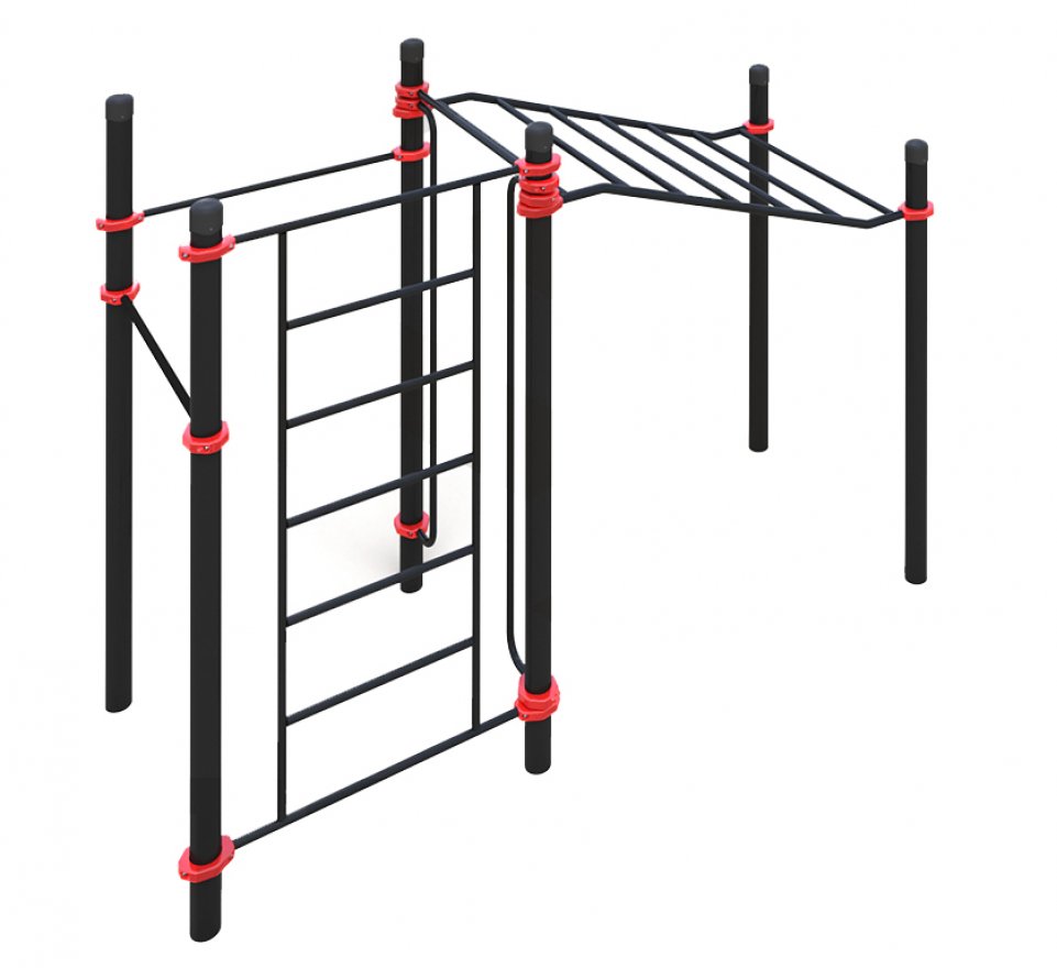 Спортивный комплекс для параворкаута STECTER mini - вид 2
