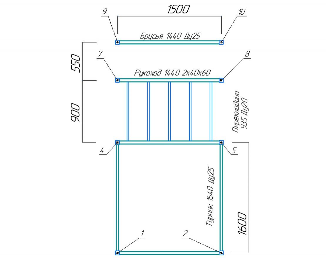 Спорткомплекс для улицы Workout w08.16 с гнездом - вид 2