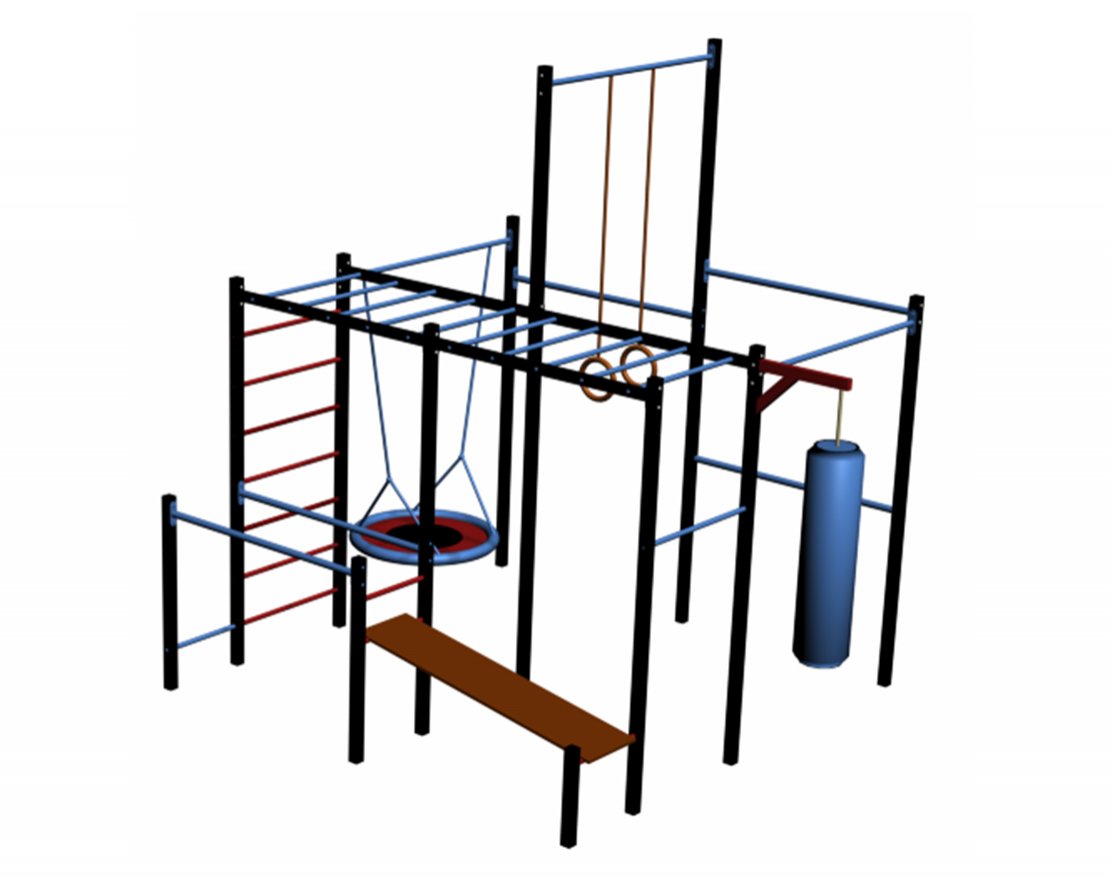 Спорткомплекс для улицы Workout w13.41 - вид 2