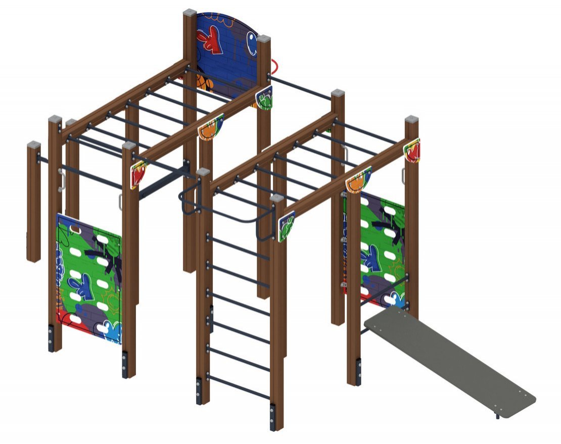 Спорткомплекс Крепыш 9 (Граффити) - вид 2