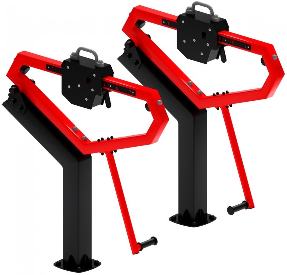 Уличный тренажер Приседания Тренинг 17 - вид 5