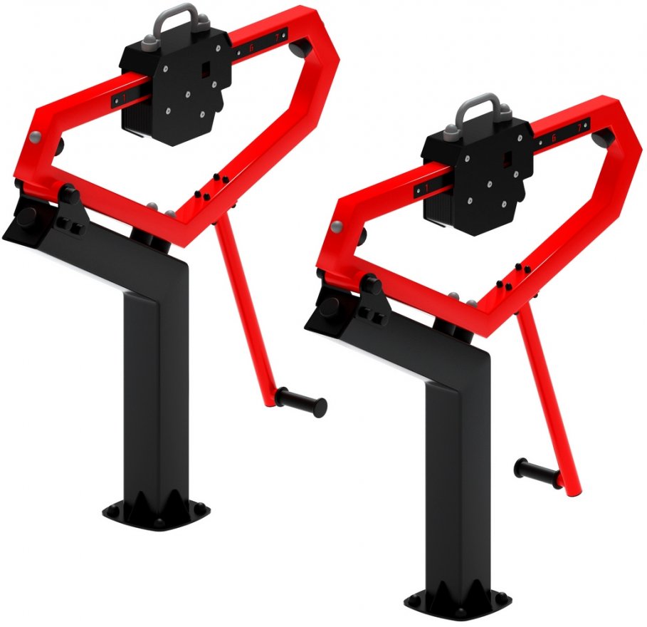 Уличный тренажер Приседания Тренинг 17 - вид 4