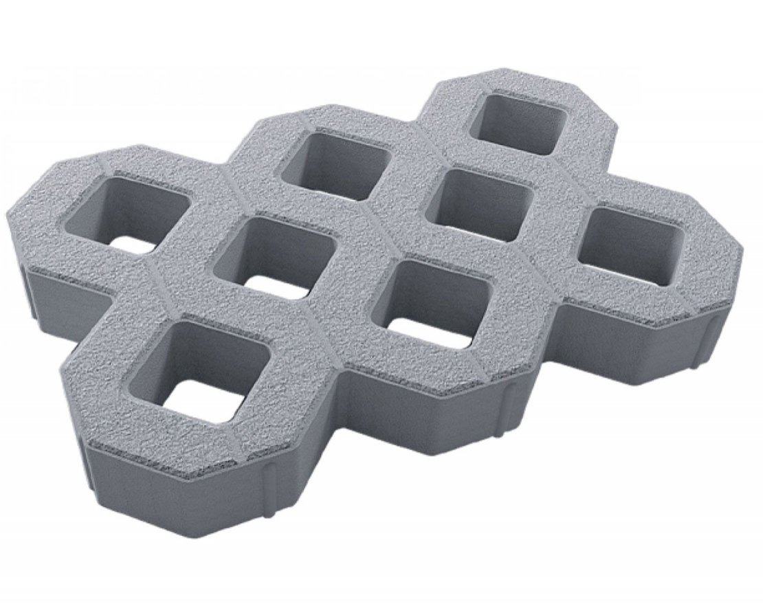 Тротуарная плитка Газонная решетка Стандарт (1 шт.) с укладкой - вид 1