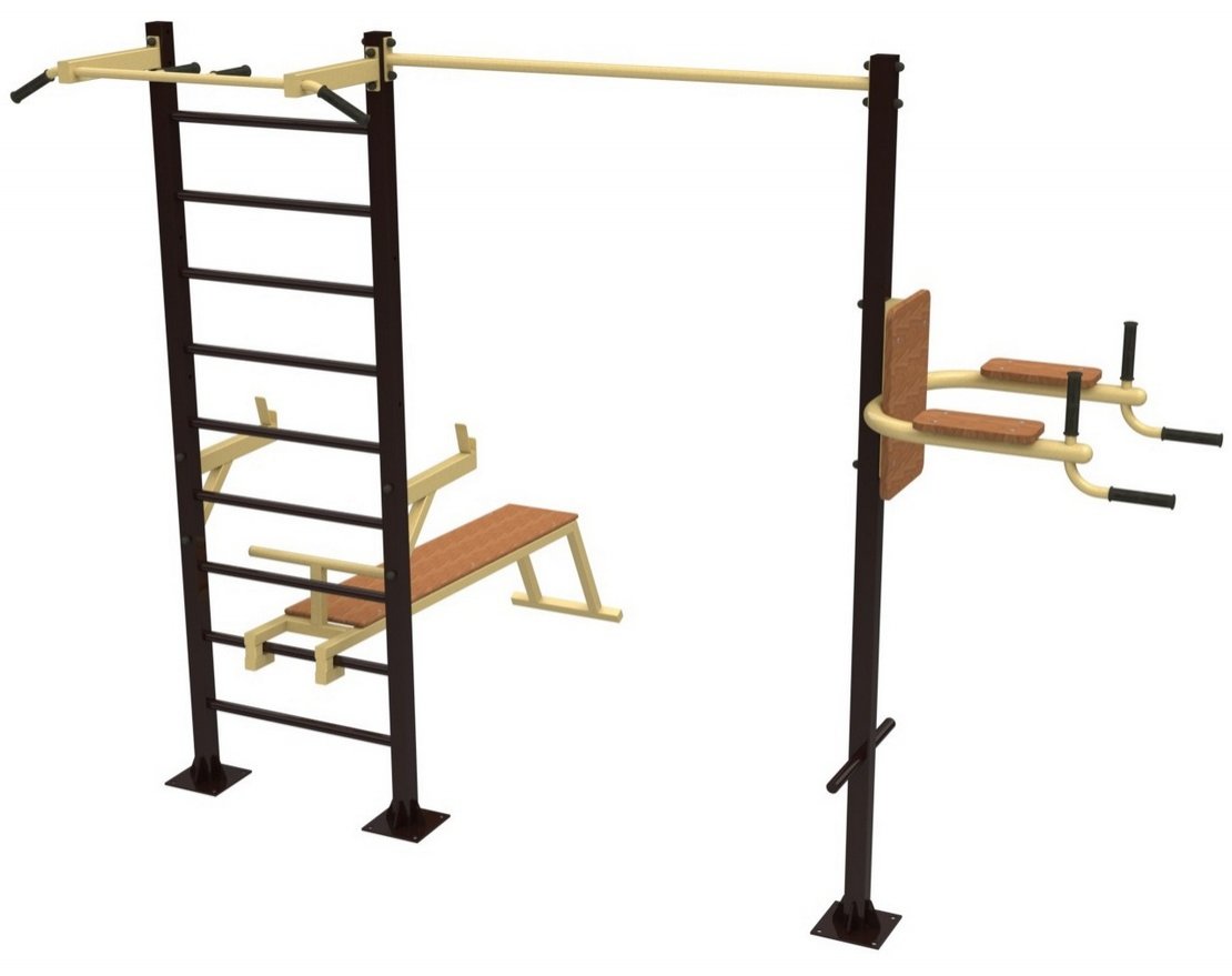 Уличный атлетический комплекс AK10 - вид 2