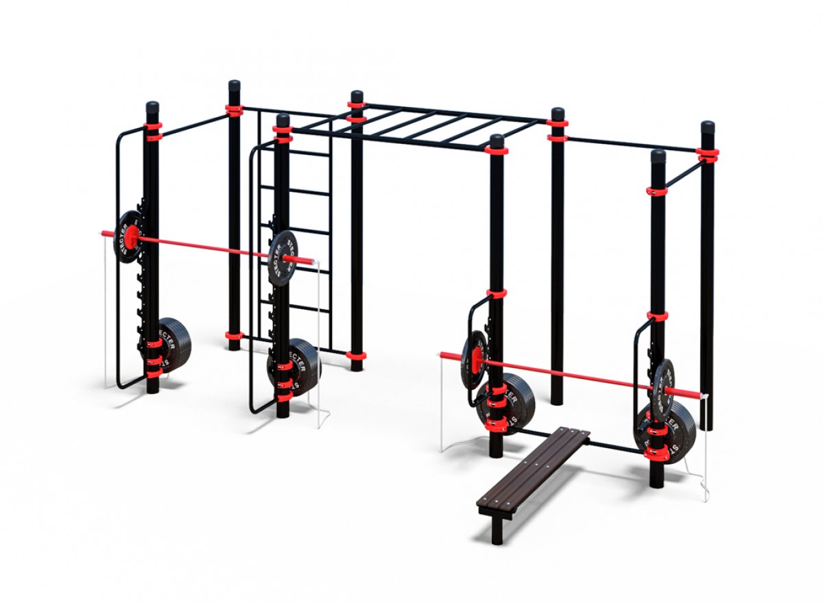 Уличный комплекс для воркаута WORKOUT-FIT 5184 - вид 2