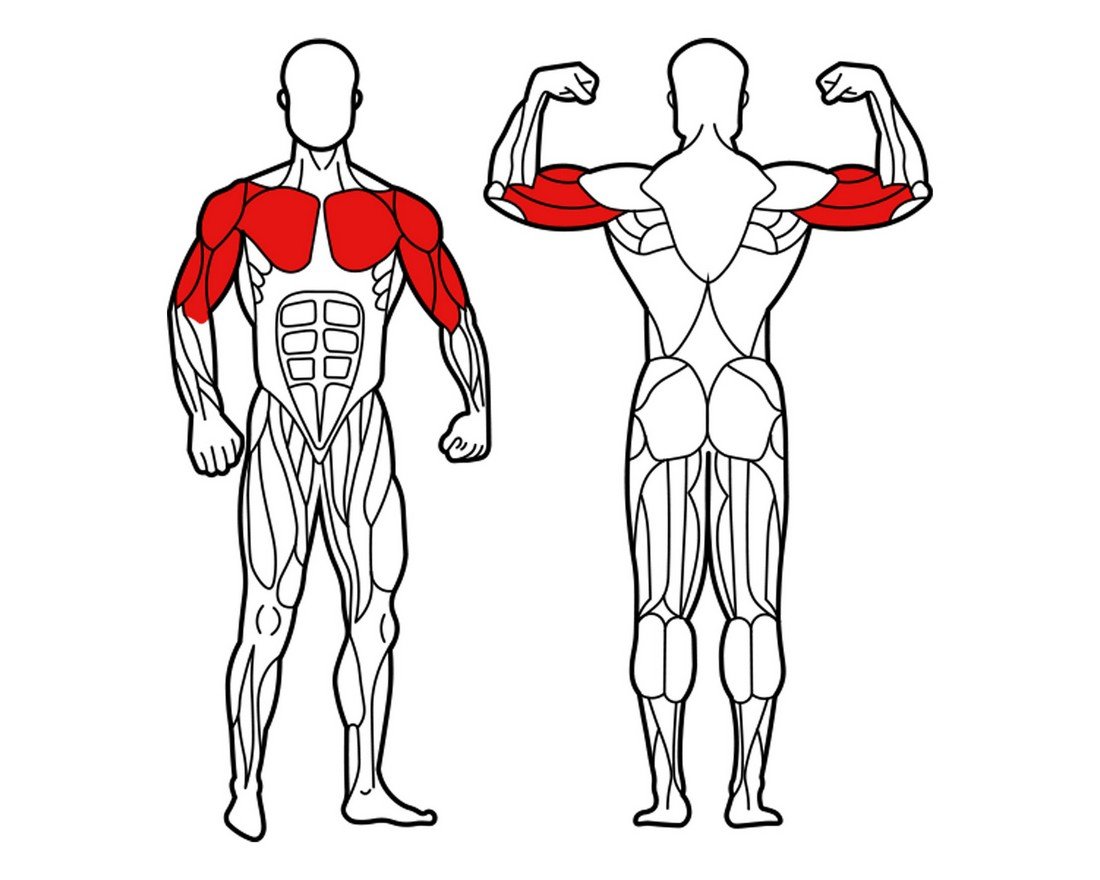 Силовой тренажер Жим от себя для улицы Стальной натиск - вид 2