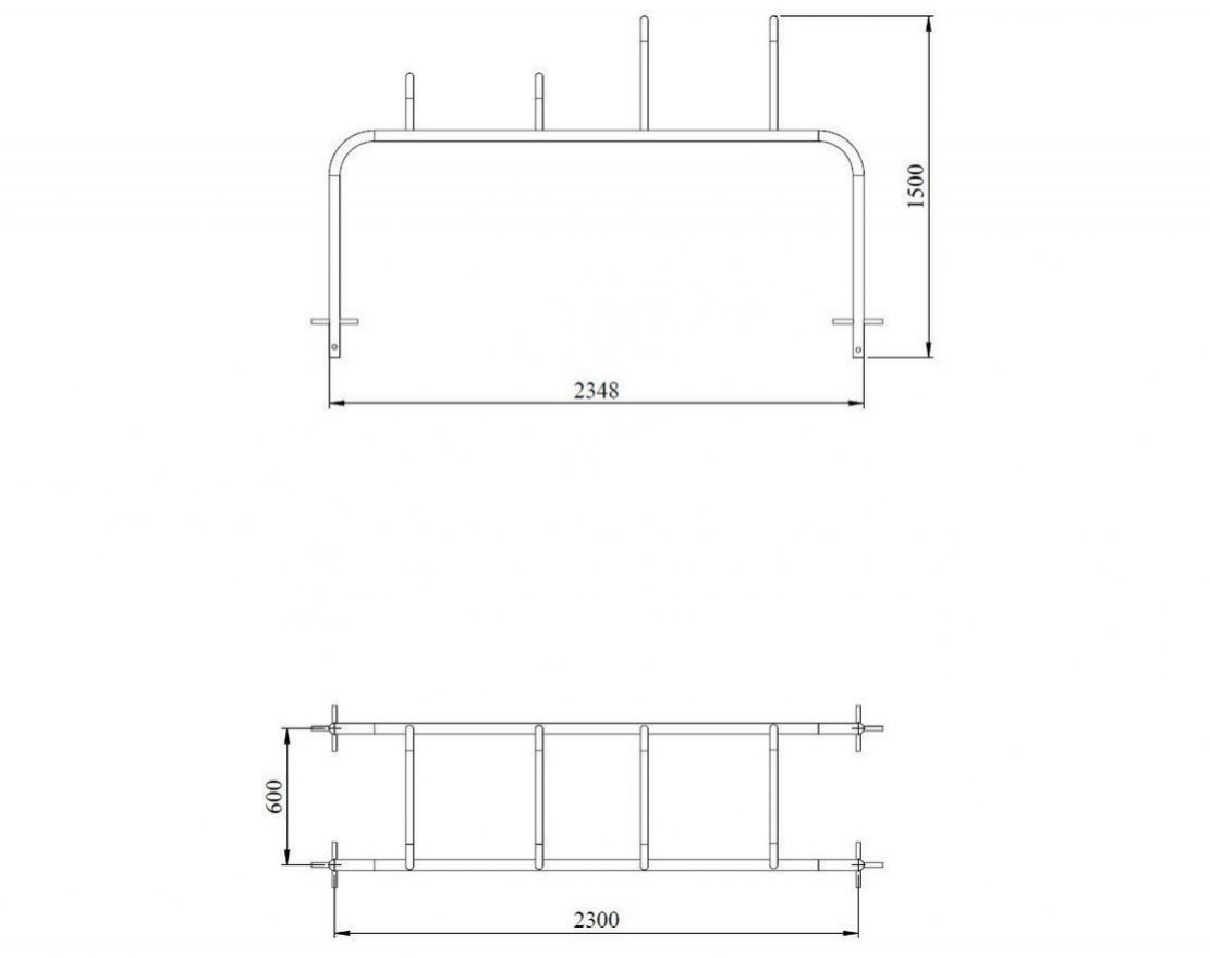 Уличный тренажер TORUDA «Сложные брусья» 74 - вид 2