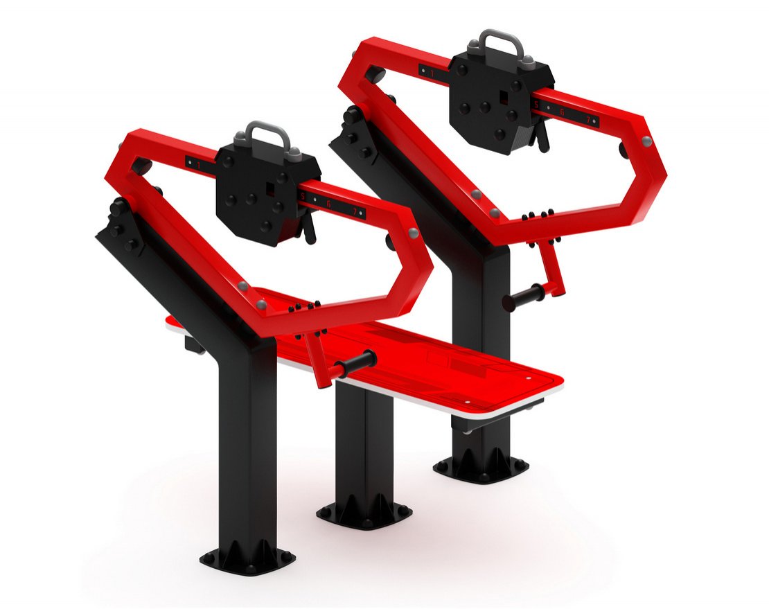 Уличный тренажер  жим лежа СТ 026 3