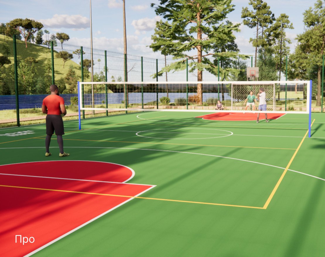 Уличная универсальная спортплощадка TORUDA SP-2 (31х16, игровое поле 28х15) - вид 5