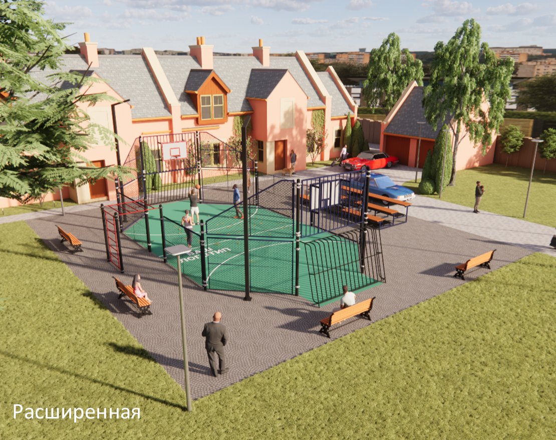 Универсальная спортивная площадка TORUDA SP-4 - вид 2