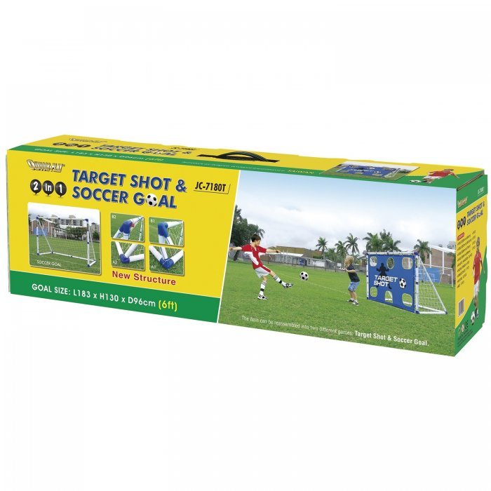 Ворота игровые 2 в 1 GOAL7180T - вид 2