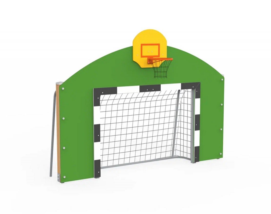 Ворота с баскетбольным щитом Кепа - вид 2